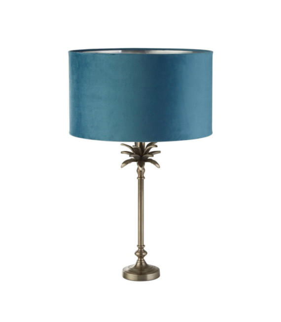 Palm Table Lamp Mild Steel Antique Nickel