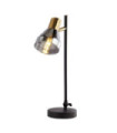 Lampe de table Westminster Acier doux Laiton satiné,Fumé,Noir