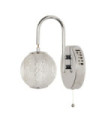 Applique murale Allure Acier doux,acrylique Chrome