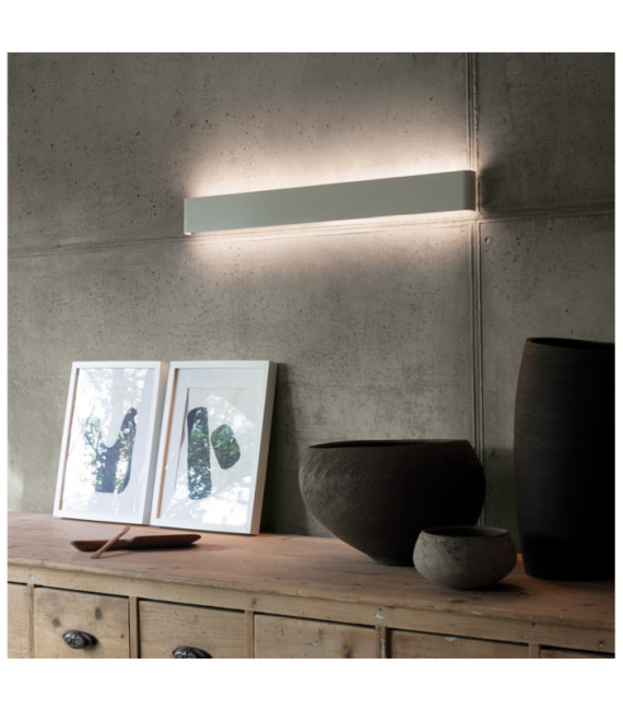 Applique murale LED DELTA Verre,Métal Blanc