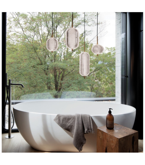 DECOR Pendant Lamp Plastic Brass
