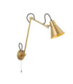 Applique murale Swing Acier doux Laiton