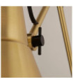 Swing wall light Mild steel Brass