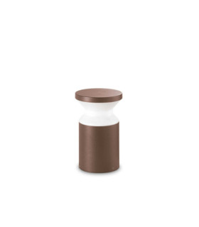 Torre Lámpara de Pie Exterior Metal, Aluminio Café