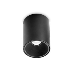 Nitro Deckenleuchte aus Metall, Aluminium mattschwarz