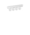 Ping White Metal Ceiling Light
