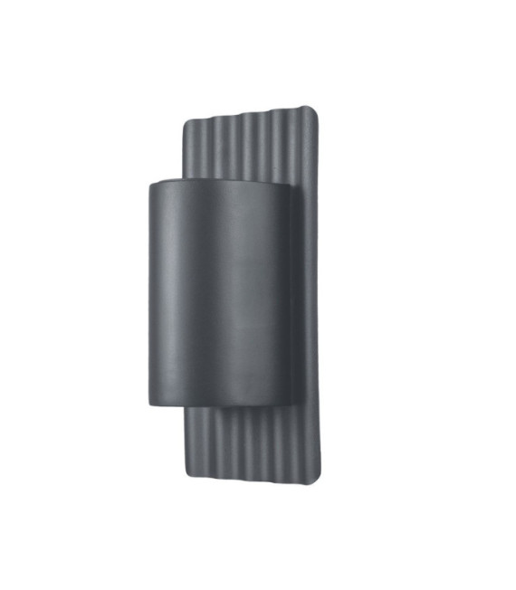 Dali exterior wall light Glass, Gray stainless steel