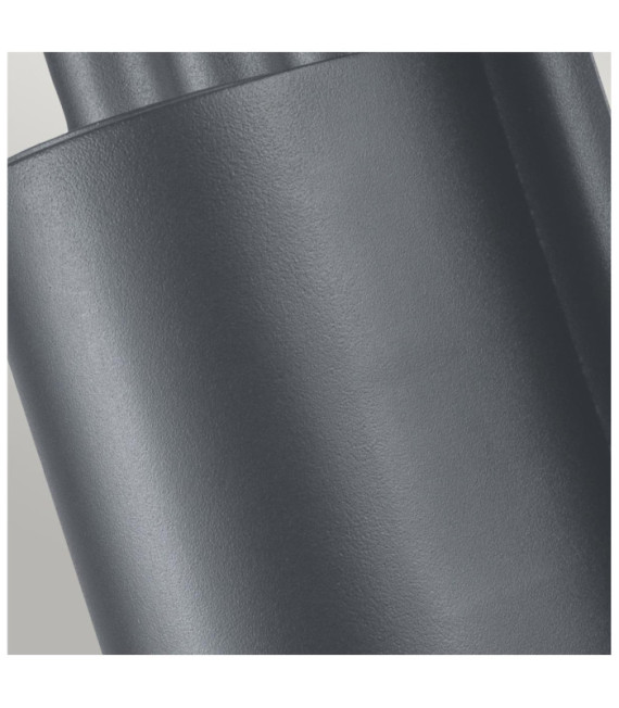 Dali exterior wall light Glass, Gray stainless steel