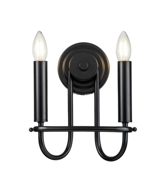 Applique murale Capitol Acier Noir
