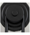 Capitol wall light Steel Black