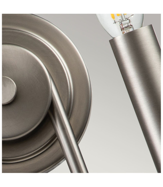 Applique murale Capitol Acier Nickel brossé