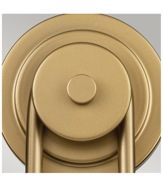 Applique murale Capitol Acier Laiton naturel peint