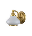 Hinkley wall light Glass, Steel Brushed brass