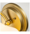 Hinkley wall light Glass, Steel Brushed brass