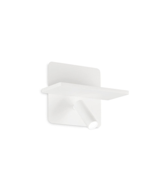 Lampada da lettura PIANO in metallo bianco