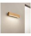 CRAFT LED wall light Glass, Metal, Wood Light wood