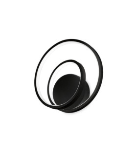 LED wall light OZ Metal, Plastic Black