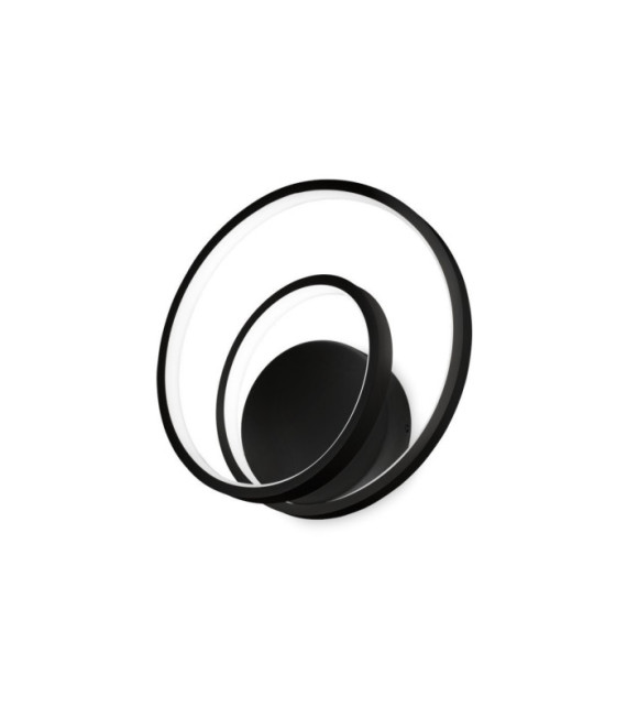 Applique murale LED OZ Métal,Plastique Noir