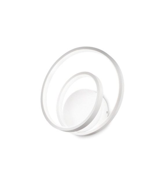 Aplique LED OZ Metal, Plástico Blanco