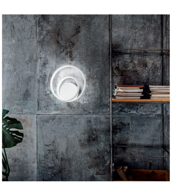 LED wall light OZ Metal, Plastic White