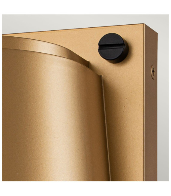 Sconce da parete per esterni Scout, ottone antico verniciato composito resistente alle intemperie