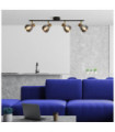 Westminster spotlight bar Mild steel Black, Satin brass, Smoked