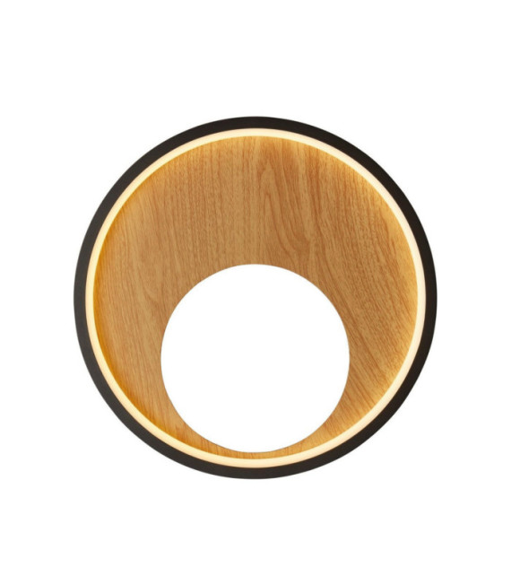Applique murale LED Curio Acier doux,silicium Noir,Marron