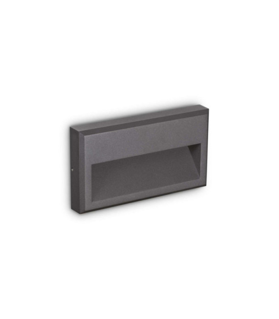 Febe aplique exterior Aluminio gris antracita