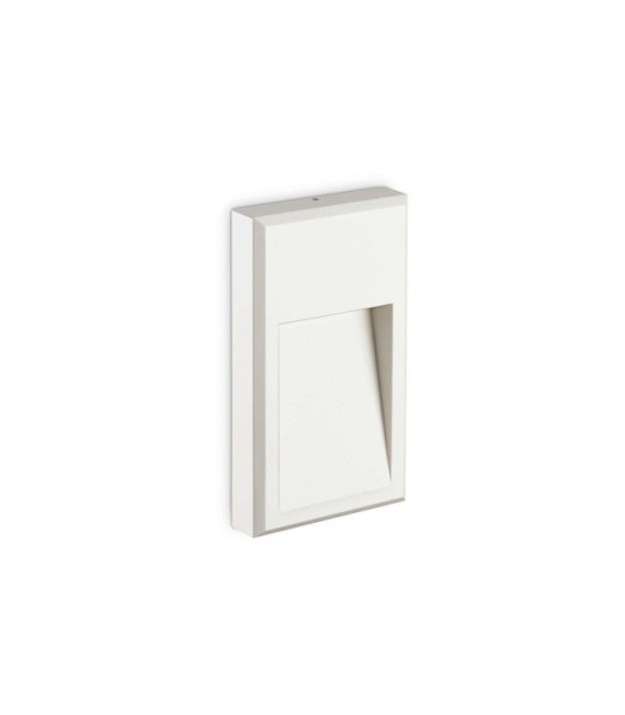 Aplique de exterior Febe Aluminio Blanco