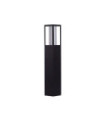 Avenue garden bollard Aluminum, polycarbonate Black