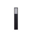 Avenue garden bollard Aluminum, polycarbonate Black