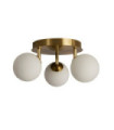 Plafonnier Crosby Acier doux,verre Or