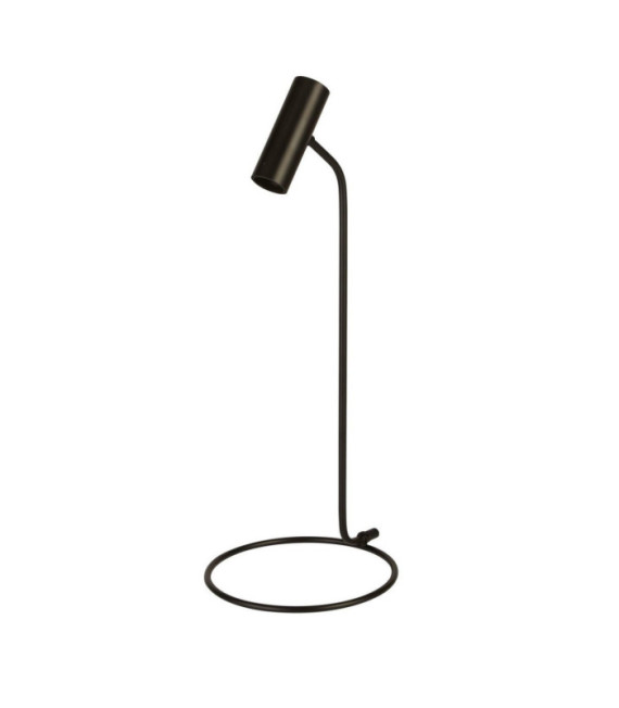 Dulwich Tischlampe, Weichstahl, mattschwarz