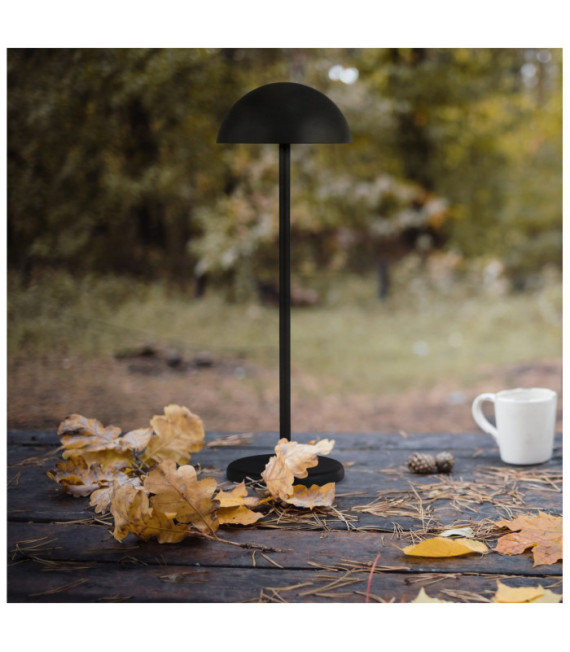 Outdoor LED table lamp Portabello Aluminum Matte black