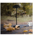 Outdoor LED table lamp Portabello Aluminum Matte black