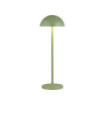 Lampe de table LED extérieur Portabello Aluminium Clair, vert mat