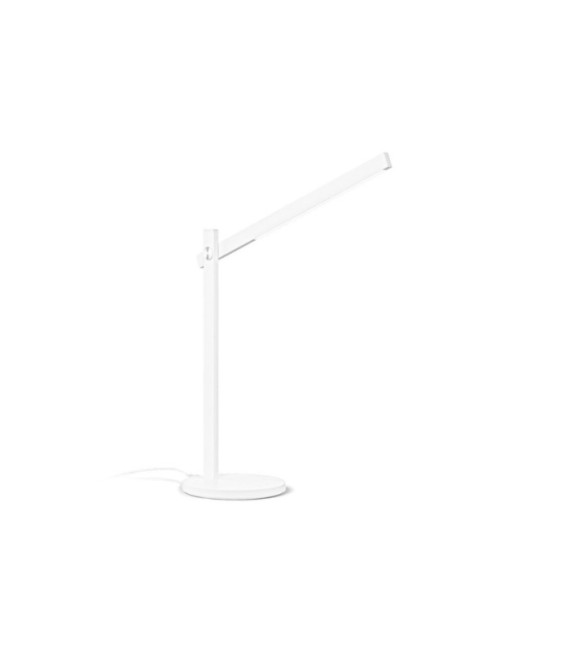 Lampe de table LED PIVOT Plastique Blanc
