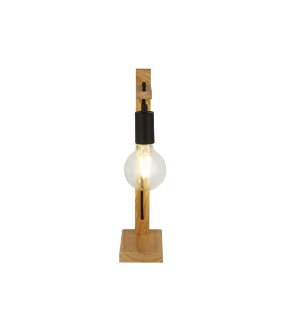 Lámpara de mesa Woody Acero dulce Madera de pino, negro