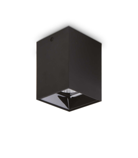 Lámpara de techo Nitro metal, aluminio negro mate