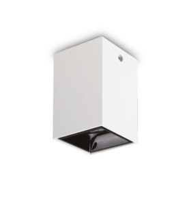 Plafoniera Nitro Metal, Alluminio Bianco