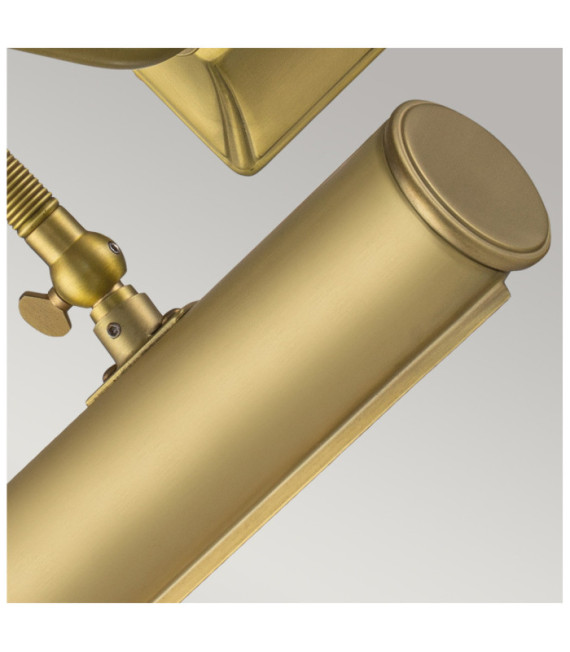 Picture wall light Steel Brushed brass
