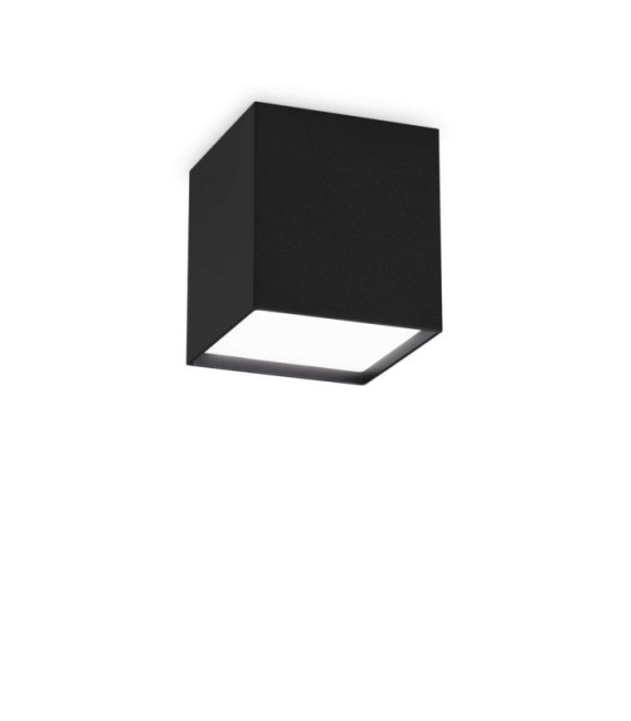 Lámpara de techo Kubiko de metal negro