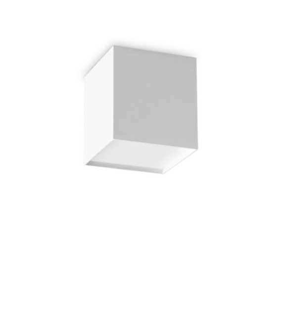 Plafonnier Kubiko Métal Blanc