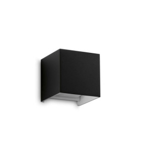 Aplique de exterior Atom Metal Negro