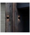 Outdoor wall light Atom Metal Black