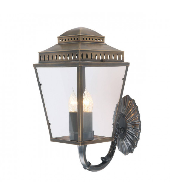 Mansion House Wandleuchte aus poliertem Nickel