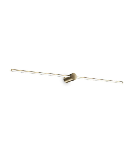 Filo Metal Bathroom Mirror Light, Aluminum Brass