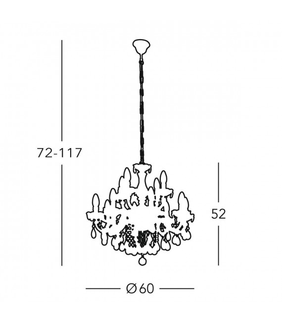 VALERIE Chandelier 12 lights - 2