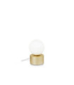 PERLAGE table lamp Glass, Metal Brass