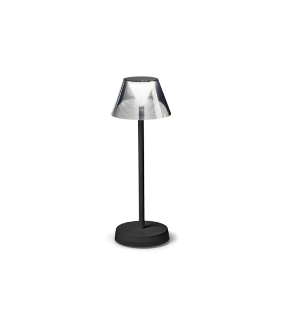 Lampe de table LED LOLITA Métal,Plastique Noir